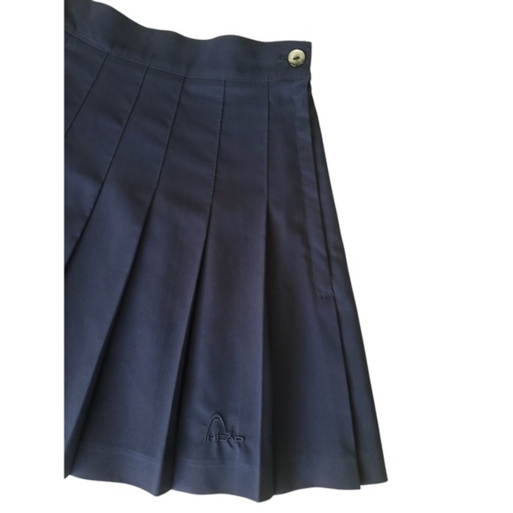 Vintage 90s HEAD Navy Blue Pleated Tennis Skirt Athleisure Pickleball Golf Small - Picture 3 of 7